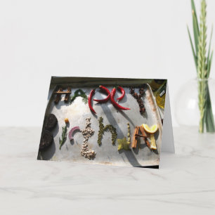 Tarjeta Felices verduras de cumpleaños