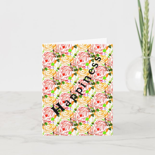 Tarjeta Felicidad (Anverso)
