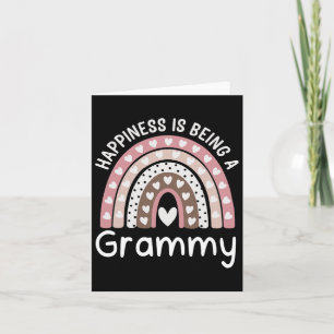 Tarjeta Felicidad de Arcoíris Es Ser Un Grammy