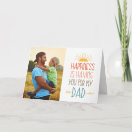 Tarjeta Felicidad | Día del Padre Fotográfico