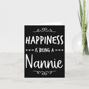 Tarjeta Felicidad siendo una niñera abuela especial