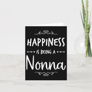 Tarjeta Felicidad siendo una nonna Italia abuela italiana