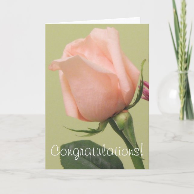 Tarjeta ¡Felicidades! (Anverso)