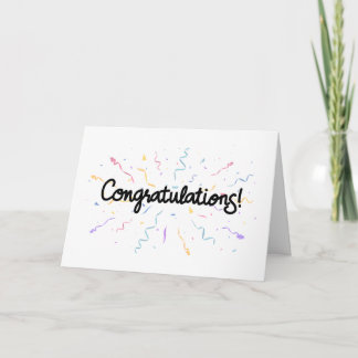 Tarjeta ¡Felicidades! #1