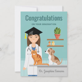 Tarjeta Felicidades a la Escuela Veterinaria por la Gradua