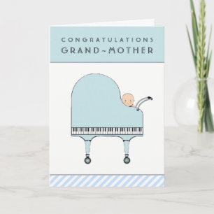 Tarjeta Felicidades a la nueva abuela