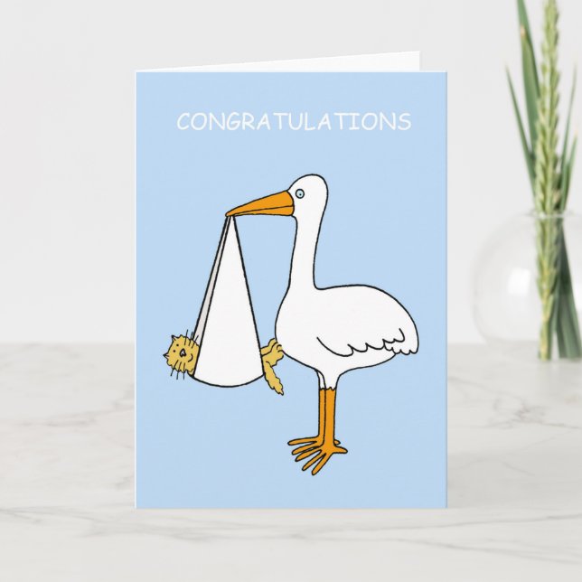Tarjeta Felicidades al nuevo Mascota Cat Kitten Personaliz (Anverso)