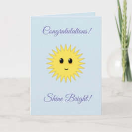 Tarjeta Felicidades Brilla Fuerte