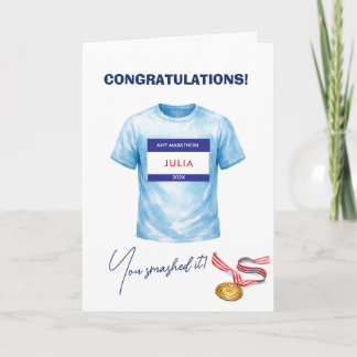 Tarjeta Felicidades Corredor de Maratón