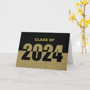 Tarjeta Felicidades de Graduación de la Clase de 2024 en O