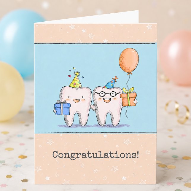 Tarjeta Felicidades Dentista (Dentist Congratulations Card)