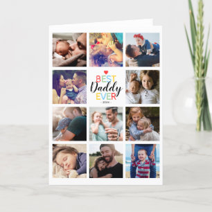 Tarjeta Felicidades en el Día del Padre Fotocolage