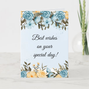 Tarjeta Felicidades en tu día de boda