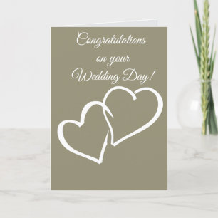 Tarjeta Felicidades en tu día de boda