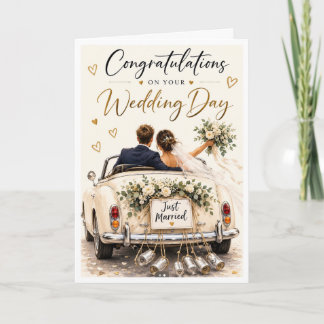 Tarjeta Felicidades en tu día de boda
