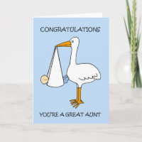 Felicidades Eres una gran tía para un niño bebé