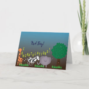 Tarjeta Felicidades Es Un Niño