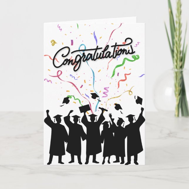Tarjeta Felicidades - Graduación (Anverso)