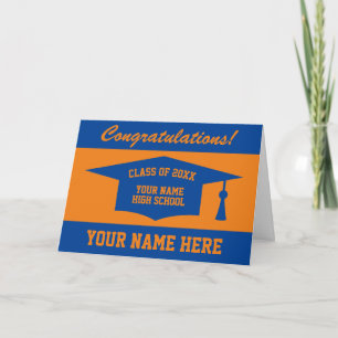 Tarjeta Felicidades graduación de escuela secundaria Clase