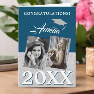 Tarjeta Felicidades Graduación de Licenciado 2 Fotos