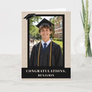 Tarjeta Felicidades Graduación Foto de Graduado