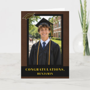 Tarjeta Felicidades Graduación Foto de Graduado