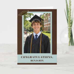 Tarjeta Felicidades Graduación Foto de Graduado
