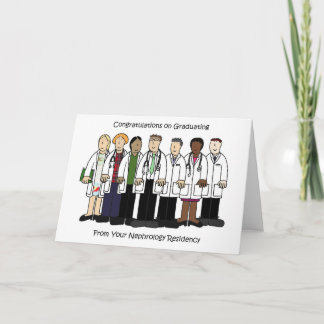 Tarjeta Felicidades Graduación Residencia en Nefrología