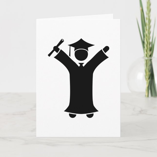 Tarjeta Felicidades Graduado (Anverso)
