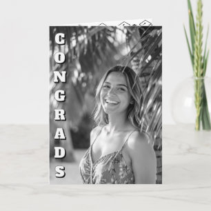 Tarjeta ¡Felicidades Graduado! Foto y Poema