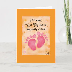 Tarjeta Felicidades - Ha llegado el pequeño humano