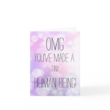 Felicidades - Has hecho un pequeño púrpura humano