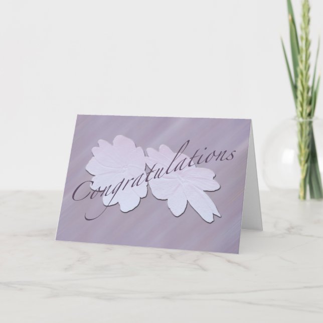 Tarjeta Felicidades - Interior en Blanco (Anverso)