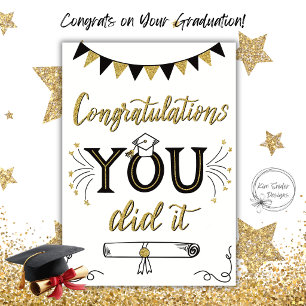 Tarjeta Felicidades Lo Lograste Graduación