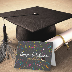 Tarjeta Felicidades Lo Lograste Graduación