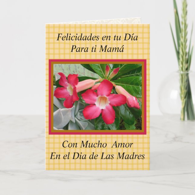 Tarjeta Felicidades Mama en el Dia de Las Madres 1021 (Anverso)