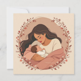 Tarjeta Felicidades mamá nueva mamá