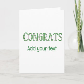 Tarjeta Felicidades nuevo propietario inauguración casa