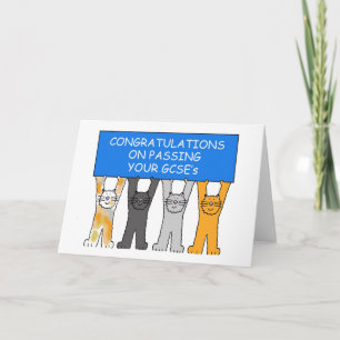 Tarjeta Felicidades por aprobar tus GCSE
