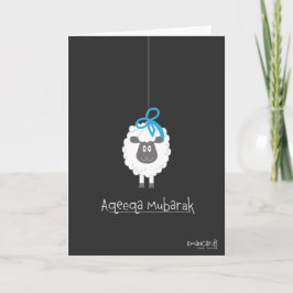 Tarjeta Felicidades por Aqeeqa - Oveja para Niño