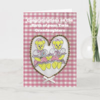 Felicidades por el nacimiento de tus nietas gemela