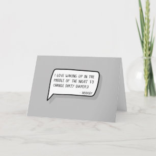 Tarjeta "Felicidades por el nuevo bebé"   Dicho con Sarcas