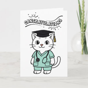 Tarjeta Felicidades por graduarte el mejor veterinario 
