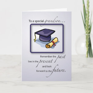 Tarjeta Felicidades por la graduación de nietos recuerdan