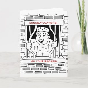 Tarjeta Felicidades por salir de la isla