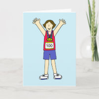 Felicidades por su 100 maratón por ella.
