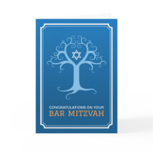 Felicidades por tu bar mitzvah árbol de la vida