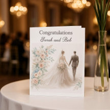 Felicidades por tu boda novia y novio