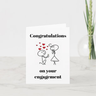 Tarjeta Felicidades por tu compromiso