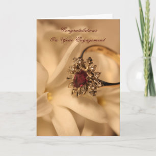 Tarjeta Felicidades por tu compromiso